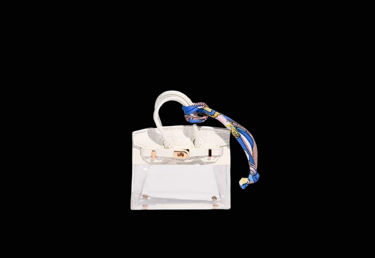 Stylische Mini-Handtasche WEISS